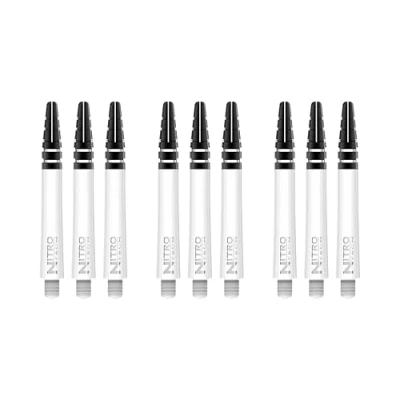 Image de RED DRAGON tiges Moyennes Nitrotech Blanc Solide 3 Ensembles par Paquet (9 au Total)