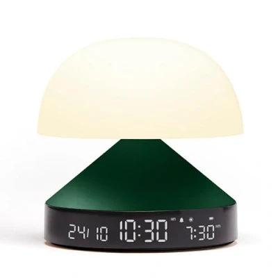 Image de Lexon MINA Sunrise Reveil matin lumineux, simulateur d&#039;aube et crépuscule, 5 sons naturels, lampe de chevet LED veilleuse luminothérapie (Vert Sombre)