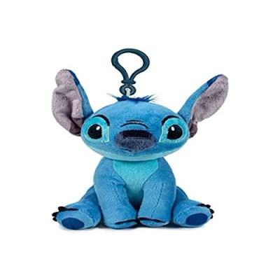 Image de Lilo&amp;Stitch Plush Toy Stitch Angel Leroy Red with Sound, 20 cm, Super Soft Quality (Blue)