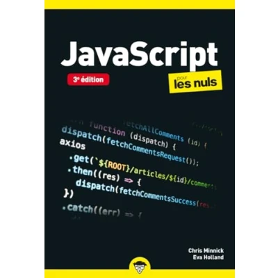 Image de JavaScript Pour les Nuls Poche 3e édition