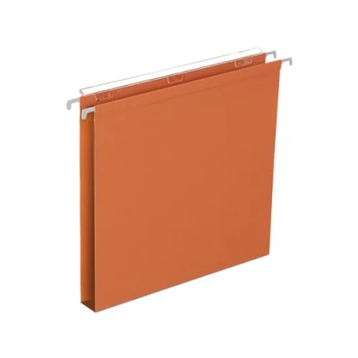 Image de 25 Dossier Suspendus DEFI Flex Tiroir D30 A4 Kraft Oranges