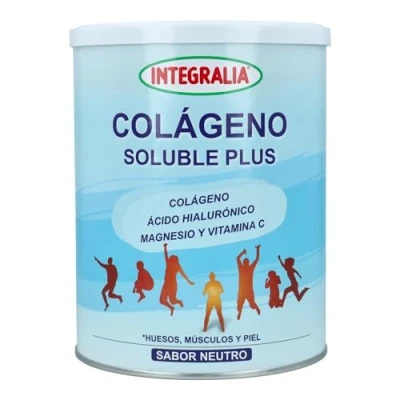 Image de COLAGENO SOLUBLE PLUS HIALURONICO MAGNESIO 360 g. INTEGRALIA Sabor Neutro