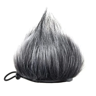 Image de EMSea Flûte à Bec fourré Filtre Pare Vent Manchon Compatible avec Zoom H1n/H1 Enregistreur numérique Portable Microphone Protection du Fausse Fourrure