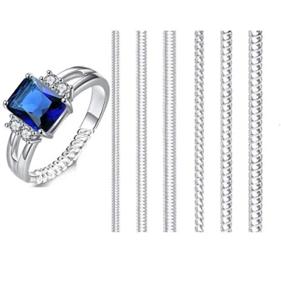Image de IME Ajusteur de taille bague pour bagues lâches invisible en silicone transparent 6 tailles presque toutes les