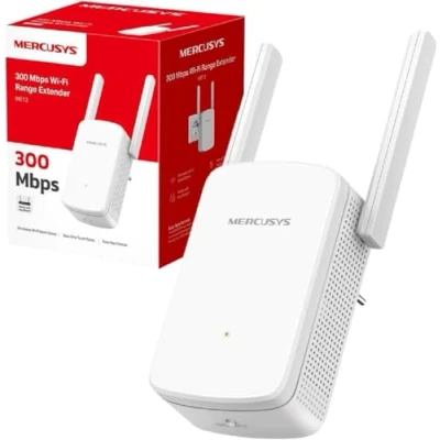Image de MERCUSYS ME12 TP Link Répéteur WiFi N300 Mbps, Amplificateur Puissant, antennes à Gain élevé réglables, Compatible avec Toutes Les Box Internet