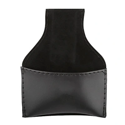 Image de Tbest Porte Craie Billard, Chalk Pouch for Pool,Snooker Billard Sac PU Cuir Noir Cue Conseils Poudre Étui Portable Pochette