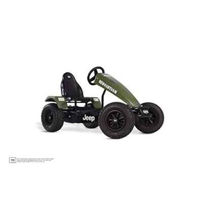 Image de Berg Kart avec Cadre XL Jeep® Revolution dérailleur à Trois Vitesses Véhicule pour Enfant, Pédalier siège réglable, Roue Libre, Jouet Enfants partir de 5 Ans