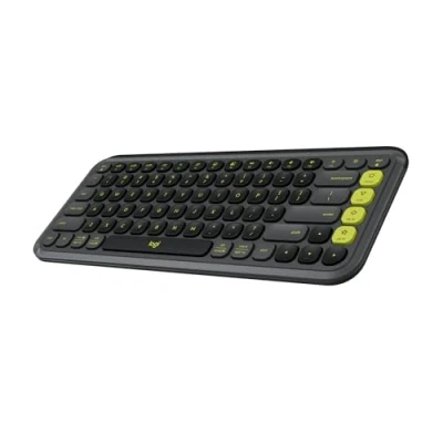 Image de Logitech POP Icon Keys clavier Universel Bluetooth AZERTY Français Graphite, Vert Neuf