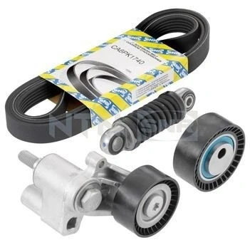Image de SNR KA866.01 Jeu de courroies trapézoïdales à nervures PEUGEOT: 406 Berline, 306 3/5 portes, 806, CITROËN: Evasion, Berlingo / First I
