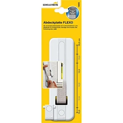 Image de Schellenberg 10203 Plaque de recouvrement pour enrouleur sangle Flexo Maxi, avec 6 distances trous