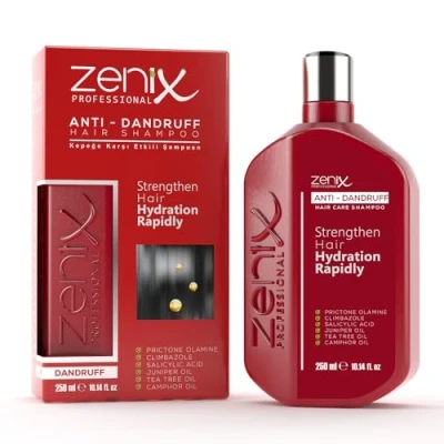 Image de Zenix Shampooing anti pelliculaire 250 ml Pour le traitement du cuir chevelu en cas de Psoriasis I Sans cortidon