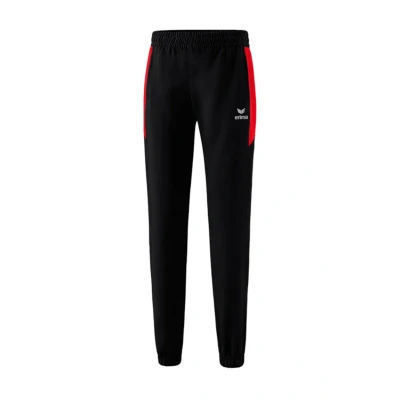 Image de Erima Femme Team Basic Pantalon De Présentation, Noir/Rouge, 44 EU