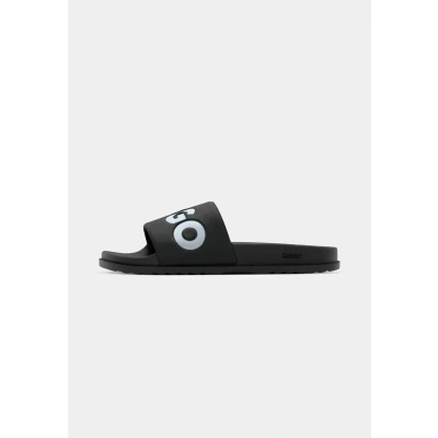 Image de HUGO Match IT Unisex Sandales de bain, Taille: 39, Black Matière synthétique