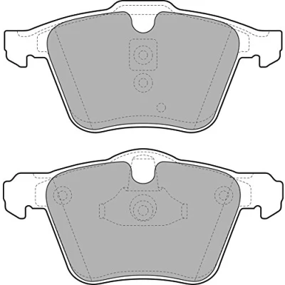Image de DELPHI LP1968 Jeu de plaquettes frein non préparé pour indicateur d&#039;usure avec tôle anti bruit sans accessoires FORD: S Max Mk1, MONDEO 4