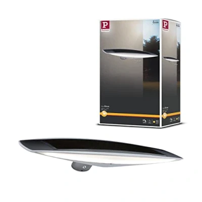 Image de Paulmann 94338 Applique d&#039;extérieur LED Solaire Kira IP44 détecteur de mouvement incl. 1x5 watts éclairage Blanc plastique 3000 K