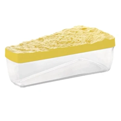 Image de Snips, Garde Parmesan 0,90 LT, Conteneur Fromage Transparent et Jaune, Boite Rangement Frigo 22 x 12 7 cm, Made in Italy, 0% BPA e phthalate free