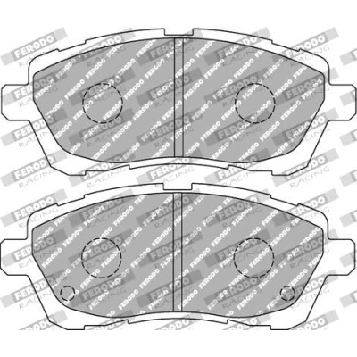 Image de FERODO RACING FCP4426Z Jeu de plaquettes frein SUZUKI: SWIFT 4, 5, Baleno II 3/5 portes, FORD: Fiesta 6, 6 Van, Mk6 Berline