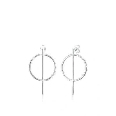 Image de Elli GEO Design Boucles d&#039;oreilles, Femme, Taille: One Size, Silver coloured