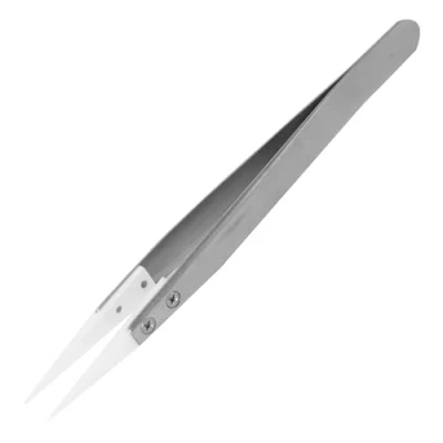 Image de ceramic tipped tweezers. fine pointed tip. stainless steel body. High temp. resistant. quality, Japanese. Engineer ptz 51