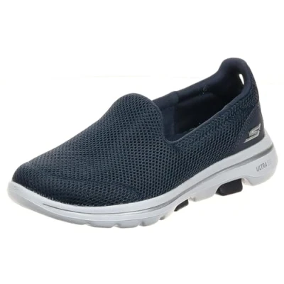 Image de Skechers Femme Go Walk Joy&#039; Slip On Sneakers, Bleu Navy White Nvw, 38.5 EU