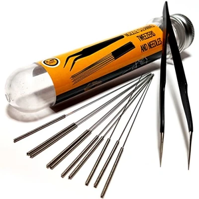 Image de imprimante 3D Nozzle Kit de Nettoyage 0.4 mm d&#039;aiguilles et Pince à épiler par Excellence Accessoire Buse Bit Outil pour