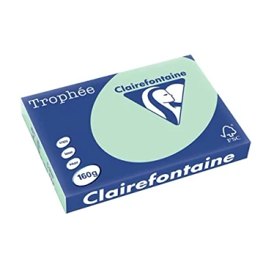 Image de Clairefontaine Trophée A3 (297x420 mm) Vert papier jet d&#039;encre Papiers (A3 mm), Photocopie, Vert, 160 g/m², FSC)