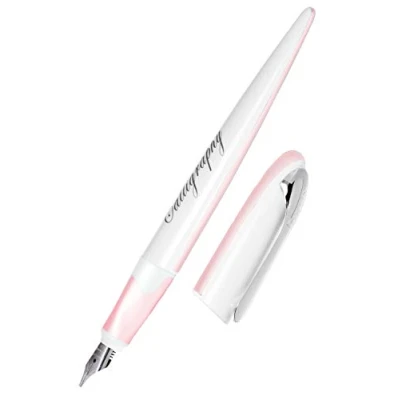Image de Online Stylo de calligraphie Air Pastel Rose, Pointe 1,4 mm, pour cartouches d&#039;encre standard ou convertisseur, cartouche bleue incluse, droitier/gaucher 10049/3D