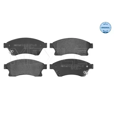 Image de MEYLE 025 250 3118/W Jeu de plaquettes frein ORIGINAL Quality Essieu avant avec indicateur d&#039;usure tôle anti bruit OPEL: Astra J 5 portes