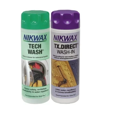 Image de Nikwax 300ml Tech Wash / TX.Direct Twin Pack Articles d&#039;entretien pour les vêtements