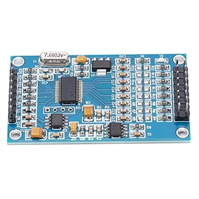 Image de Module de Convertisseur ADC Analogique Numérique à 8 Canaux 24 Bits, Carte Développement Taux Sortie Données Haute Précision 30ksps Ads1256