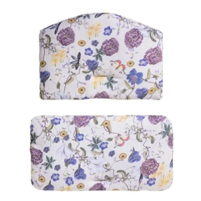 Image de Hauck Coussin Chaise Haute Bébé Highchair Pad, OEKO TEX® STANDARD 100, Fabriqué en Europe, Coton Mousseline, Réducteur Bébé, Compatible avec Alpha+ et Beta+