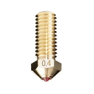 Image de DUROZZLE Buse Ruby 0,4 mm pour imprimante 3D QIDI Q1 Pro/X Max3/X Smart3/X Plus3, trempée et résistante à l&#039;abrasion une fabrication additive précise (QIDI, mm)