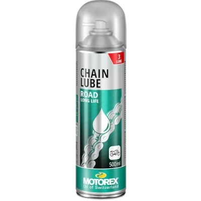 Image de MOTOREX Chainlube Road 7611197161059 Spray de chaîne 500 aérosol