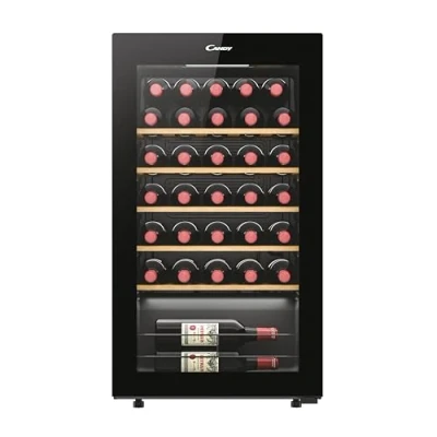 Image de Cave à vins HAIER CWC034 Noir Eclairage intérieur Pose libre Porte vitrée
