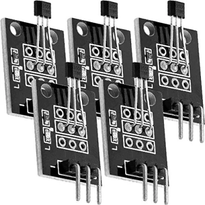 Image de AZDelivery 5 x KY 003 numérique Effet Hall Sensor Transistor Compatible avec Arduino et Raspberry Pi y Compris Un eBook