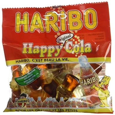 Image de Haribo Happy Cola 120 g Lot de 10