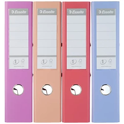 Image de Esselte, N1 Power, Pack de 10 Classeurs à levier, Assortis Soléa, Dos 75mm, A4, PP, 231040