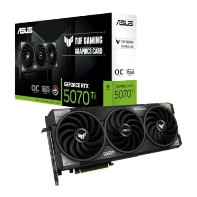Image de ASUS TUF GAMING RTX5070TI O16G NVIDIA GeForce RTX 5070 Ti 16 Go GDDR7 Neuf
