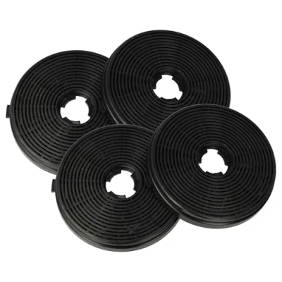 Image de vhbw 4x Filtres à charbon actif remplacement pour Respekta MIZ6000 hotte aspirante