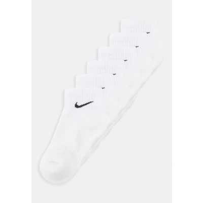 Image de Nike Performance Everyday CUSH Ankle 6 PACK Unisex Chaussettes de sport, Taille: 38 42, White/black