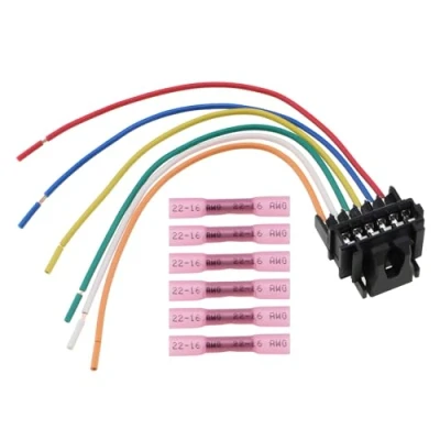 Image de the Lord of Tools 1 Jeu de Connecteurs Feu Arrière à 6 Broches Kit Prise Connecteur Faisceau Câblage VWA4341969 11 A831S 110231WP2 Compatible avec Renault