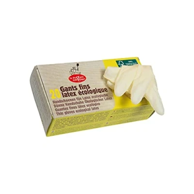 Image de La Droguécologique Gants Latex Naturel FSC 20 UDS D&#039;UTILISATION