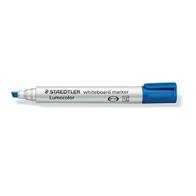 Image de Staedtler 351 Lumocolor Chisel Tip Whiteboard Marker Blue