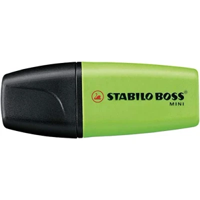 Image de Stabilo marqueur Fluorescente Boss Mini. Largeur Trait 2 Couleur Vert.