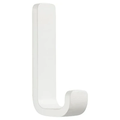Image de ZONE DENMARK Crochet Mural Rim 4 x 2 8,5 cm Vis &amp; chevilles incluses Accessoire salle de bain minimaliste pour suspendre serviettes Design élégant Blanc