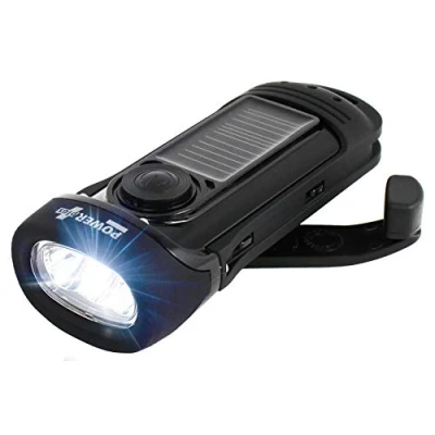 Image de Power Plus Barracuda Torche Solaire et à manivelle À LED
