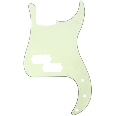 Image de Musiclily 13 trous Pickguard P Basse pour Precision Guitare, 3plis Vert Menthe