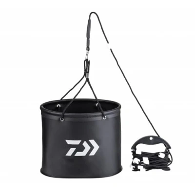 Image de Daiwa Foldable EVA Bucket avec corde Seau de pêche
