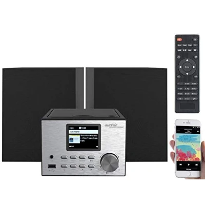 Image de Micro chaîne stéréo 60W avec lecteurs CD/bluetooth/radio Internet/DAB+/FM [Auvisio]