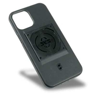 Image de SKS GERMANY COMPIT Cover pour iPhone 13 Pro Max, étui téléphone Portable avec Dispositif de Fixation (Compatible Le système COMPIT, en Plastique bi composant résistant à l&#039;usure), Noir